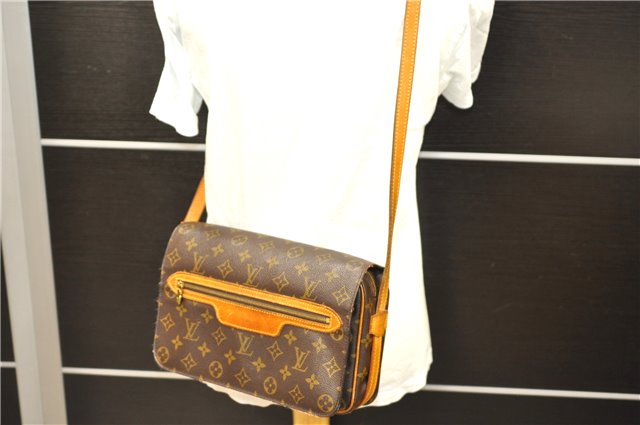 Auth Louis Vuitton Monogram Saint Germain Shoulder Cross Bag M51207 LV 0008D