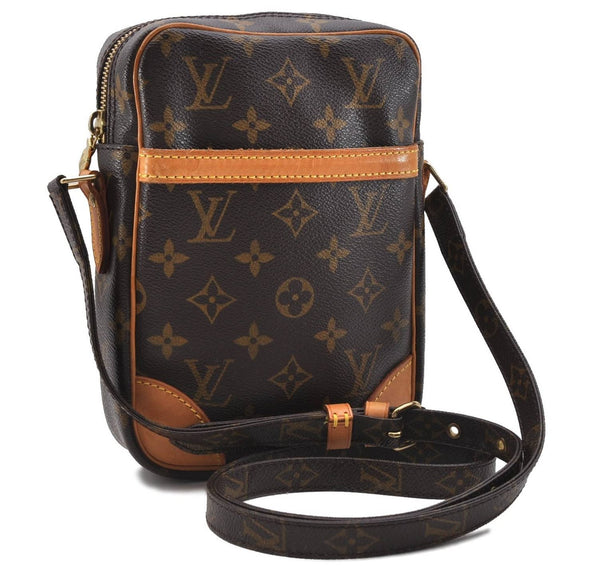 Authentic Louis Vuitton Monogram Danube Shoulder Cross Body Bag M45266 LV 0009D