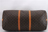 Auth Louis Vuitton Monogram Keepall Bandouliere 60 Boston Bag M41412 LV 0009E