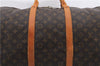 Auth Louis Vuitton Monogram Keepall Bandouliere 60 Boston Bag M41412 LV 0009E