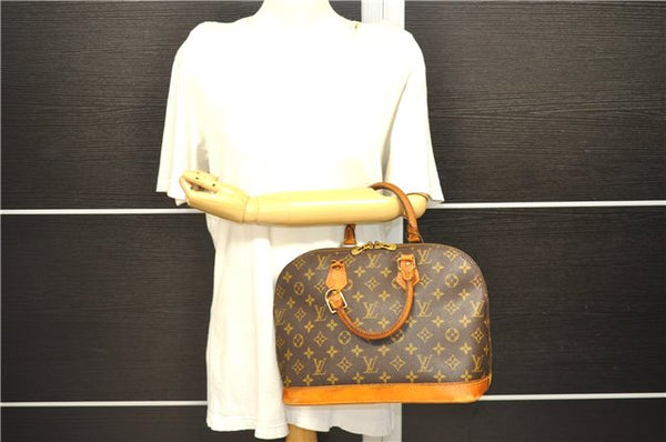 Authentic Louis Vuitton Monogram Alma Hand Bag Purse M51130 LV Junk 0011D