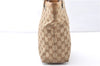 Authentic GUCCI Hand Shoulder Bag Purse GG Canvas Leather 1099 Brown 0011G