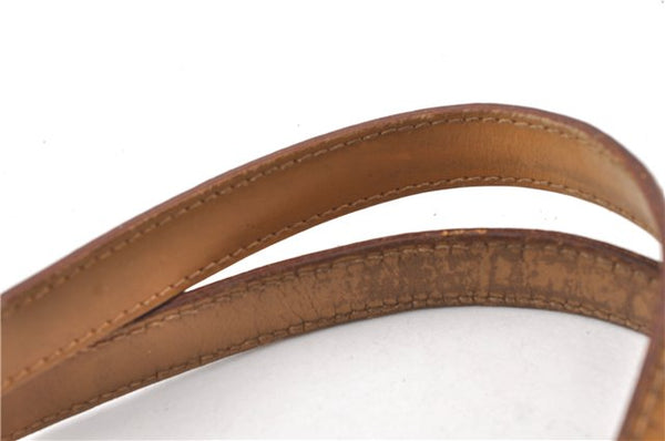 Authentic GUCCI Hand Shoulder Bag Purse GG Canvas Leather 1099 Brown 0011G