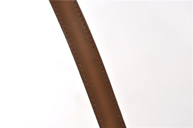 Authentic GUCCI Hand Shoulder Bag Purse GG Canvas Leather 1099 Brown 0011G