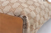 Authentic GUCCI Hand Shoulder Bag Purse GG Canvas Leather 1099 Brown 0011G