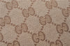 Authentic GUCCI Hand Shoulder Bag Purse GG Canvas Leather 1099 Brown 0011G