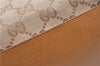Authentic GUCCI Hand Shoulder Bag Purse GG Canvas Leather 1099 Brown 0011G