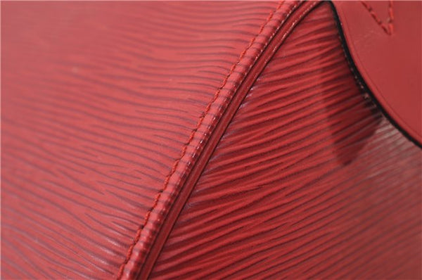 Authentic Louis Vuitton Epi Keepall 45 Boston Travel Bag Red M42977 LV 0012E