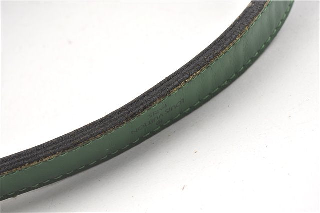 Authentic Louis Vuitton Epi Petit Noe Shoulder Drawstring Bag M44104 Green 0012G