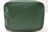 Authentic Louis Vuitton Epi Petit Noe Shoulder Drawstring Bag M44104 Green 0012G
