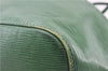 Authentic Louis Vuitton Epi Petit Noe Shoulder Drawstring Bag M44104 Green 0012G