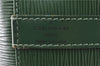 Authentic Louis Vuitton Epi Petit Noe Shoulder Drawstring Bag M44104 Green 0012G