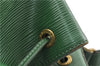Authentic Louis Vuitton Epi Petit Noe Shoulder Drawstring Bag M44104 Green 0012G