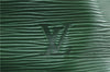Authentic Louis Vuitton Epi Petit Noe Shoulder Drawstring Bag M44104 Green 0012G