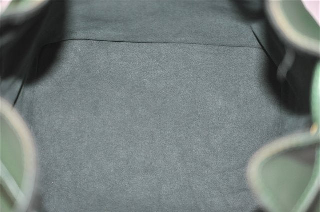 Authentic Louis Vuitton Epi Petit Noe Shoulder Drawstring Bag M44104 Green 0012G