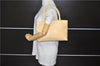 Authentic Vintage CHANEL Caviar Skin CC Logo Shoulder Tote Bag Ivory 0013E