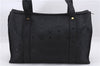 Authentic MCM PVC Vintage Shoulder Tote Bag Black 0014E