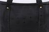 Authentic MCM PVC Vintage Shoulder Tote Bag Black 0014E