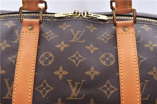 Authentic Louis Vuitton Monogram Keepall 55 Travel Boston Bag M41424 LV 0015E