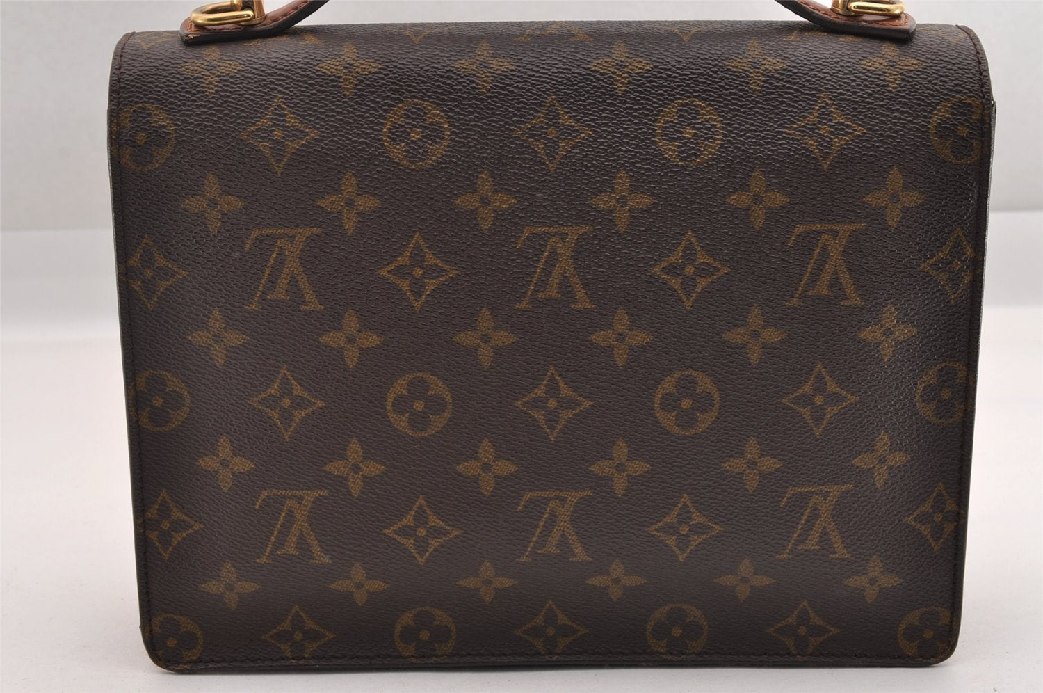 Authentic Louis Vuitton Monogram Monceau 2Way Shoulder Hand Bag M51187 LV 0015I