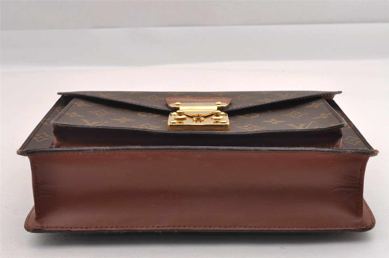 Authentic Louis Vuitton Monogram Monceau 2Way Shoulder Hand Bag M51187 LV 0015I