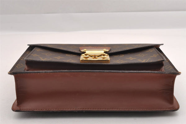 Authentic Louis Vuitton Monogram Monceau 2Way Shoulder Hand Bag M51187 LV 0015I