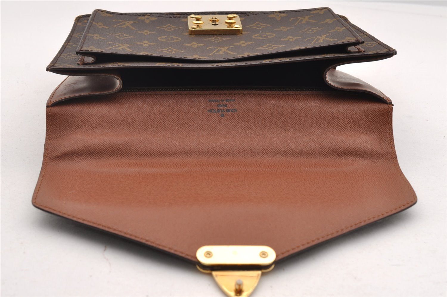 Authentic Louis Vuitton Monogram Monceau 2Way Shoulder Hand Bag M51187 LV 0015I