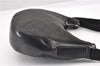 Authentic GUCCI Shoulder Cross Body Bag GG Canvas Leather 212937 Black 0018G