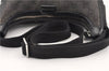 Authentic GUCCI Shoulder Cross Body Bag GG Canvas Leather 212937 Black 0018G