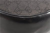 Authentic GUCCI Shoulder Cross Body Bag GG Canvas Leather 212937 Black 0018G