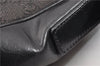 Authentic GUCCI Shoulder Cross Body Bag GG Canvas Leather 212937 Black 0018G