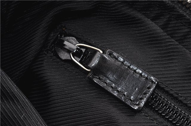 Authentic GUCCI Shoulder Cross Body Bag GG Canvas Leather 212937 Black 0018G