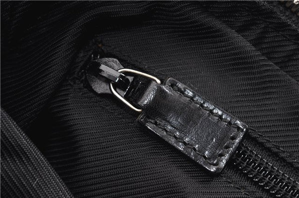 Authentic GUCCI Shoulder Cross Body Bag GG Canvas Leather 212937 Black 0018G