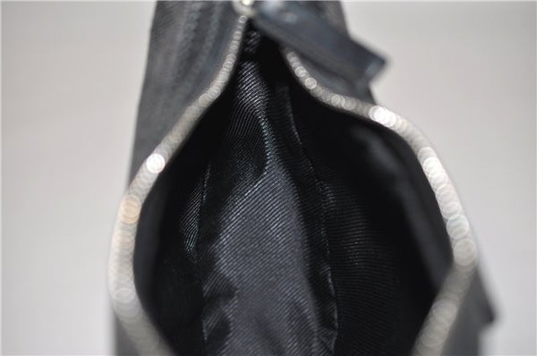 Authentic GUCCI Shoulder Cross Body Bag GG Canvas Leather 212937 Black 0018G