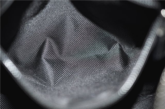 Authentic GUCCI Shoulder Cross Body Bag GG Canvas Leather 212937 Black 0018G