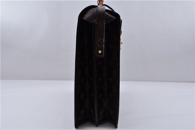 Authentic Louis Vuitton Monogram Serviette Fermoir Briefcase M53305 LV 0019E