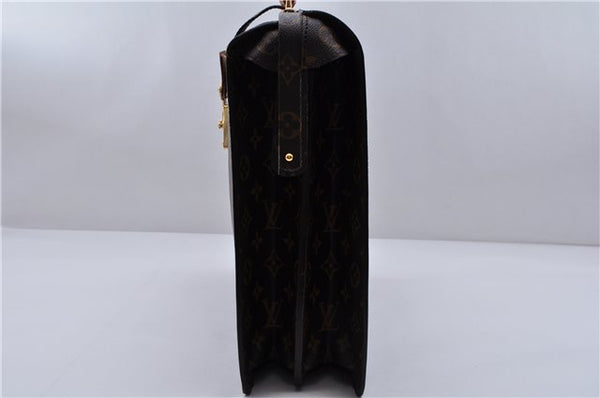 Authentic Louis Vuitton Monogram Serviette Fermoir Briefcase M53305 LV 0019E