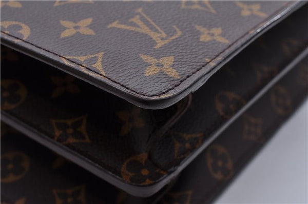 Authentic Louis Vuitton Monogram Serviette Fermoir Briefcase M53305 LV 0019E