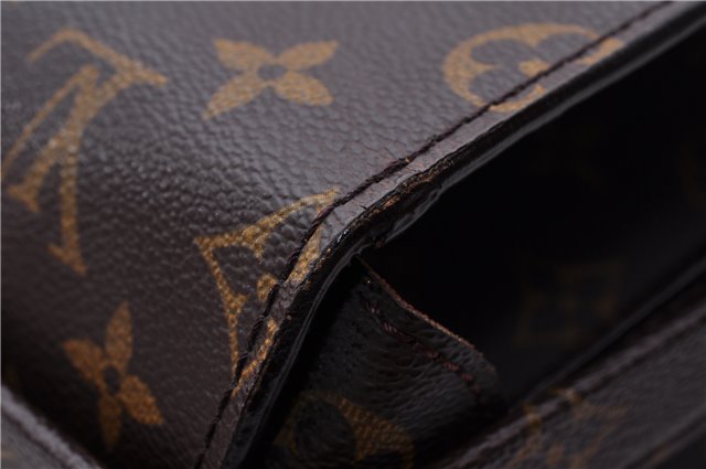 Authentic Louis Vuitton Monogram Serviette Fermoir Briefcase M53305 LV 0019E