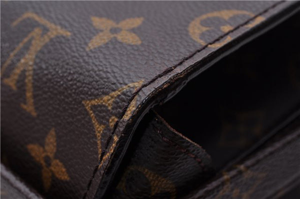 Authentic Louis Vuitton Monogram Serviette Fermoir Briefcase M53305 LV 0019E