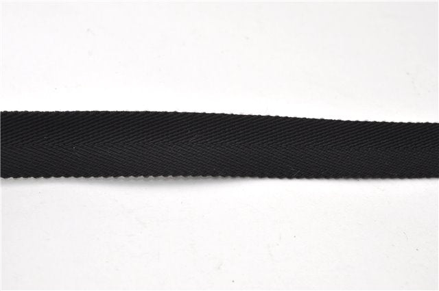 Authentic GUCCI Shoulder Cross Body Bag GG Canvas Leather 122759 Black 0019G