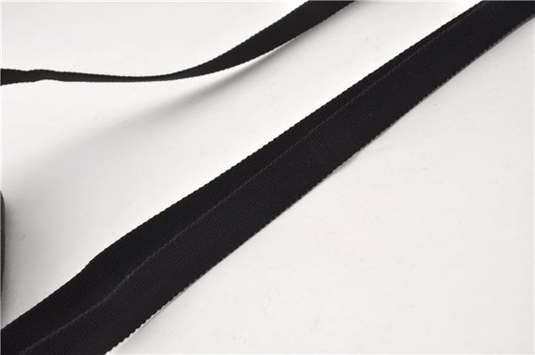 Authentic GUCCI Shoulder Cross Body Bag GG Canvas Leather 122759 Black 0019G