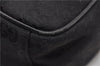 Authentic GUCCI Shoulder Cross Body Bag GG Canvas Leather 122759 Black 0019G