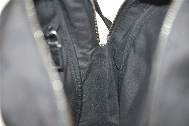 Authentic GUCCI Shoulder Cross Body Bag GG Canvas Leather 122759 Black 0019G