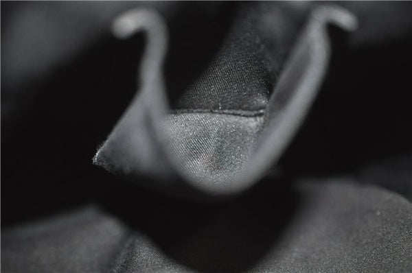 Authentic GUCCI Shoulder Cross Body Bag GG Canvas Leather 122759 Black 0019G