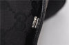 Authentic GUCCI Shoulder Cross Body Bag GG Canvas Leather 122759 Black 0019G