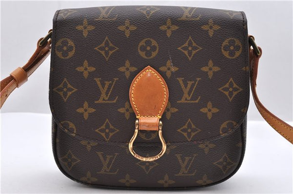 Auth Louis Vuitton Monogram Saint Cloud MM Shoulder Cross Bag M51243 LV 0020D