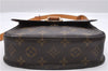 Auth Louis Vuitton Monogram Saint Cloud MM Shoulder Cross Bag M51243 LV 0020D