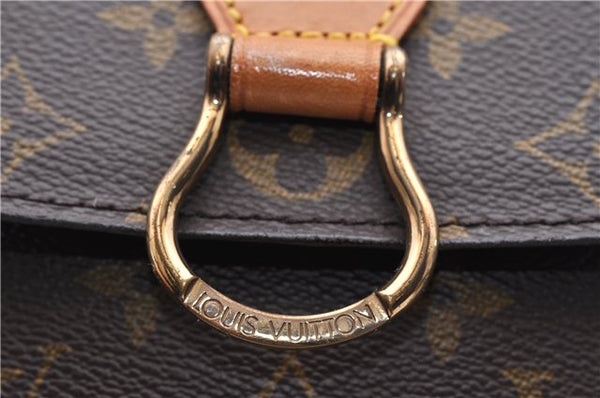 Auth Louis Vuitton Monogram Saint Cloud MM Shoulder Cross Bag M51243 LV 0020D