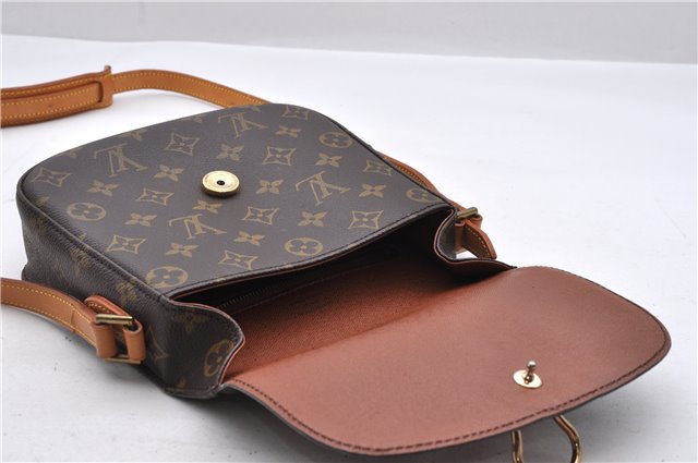 Auth Louis Vuitton Monogram Saint Cloud MM Shoulder Cross Bag M51243 LV 0020D